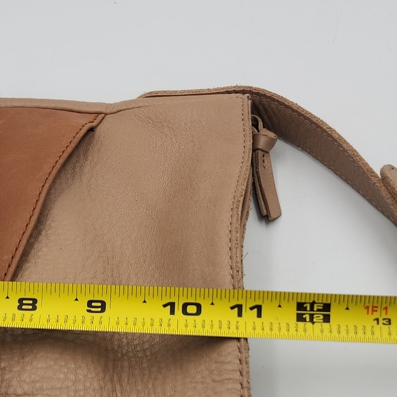 The Sak Collective Gretchen IO Leather Crossbody Bag Tan‎ Brown Zip - Adjustable - Picture 14 of 14